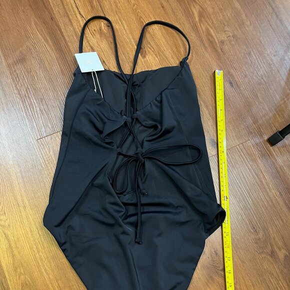 Andie The Fiji One Piece Swimsuit Black LT Long Torso-NWT - Picture 7 of 10